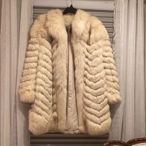 White Fox Car Coat